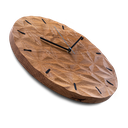 DIAMOND - Wanduhr aus massiven Eichenholz