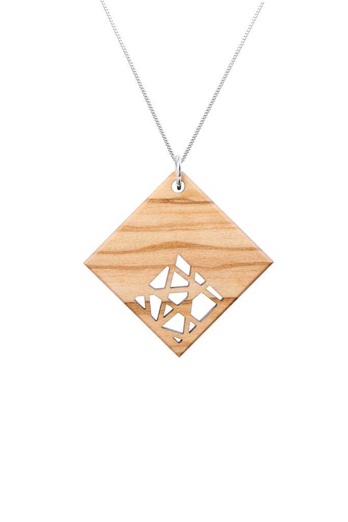 [E2000-1-40] Halskette, Resi Oliv "Panzerkette Silber 925" (40 cm)