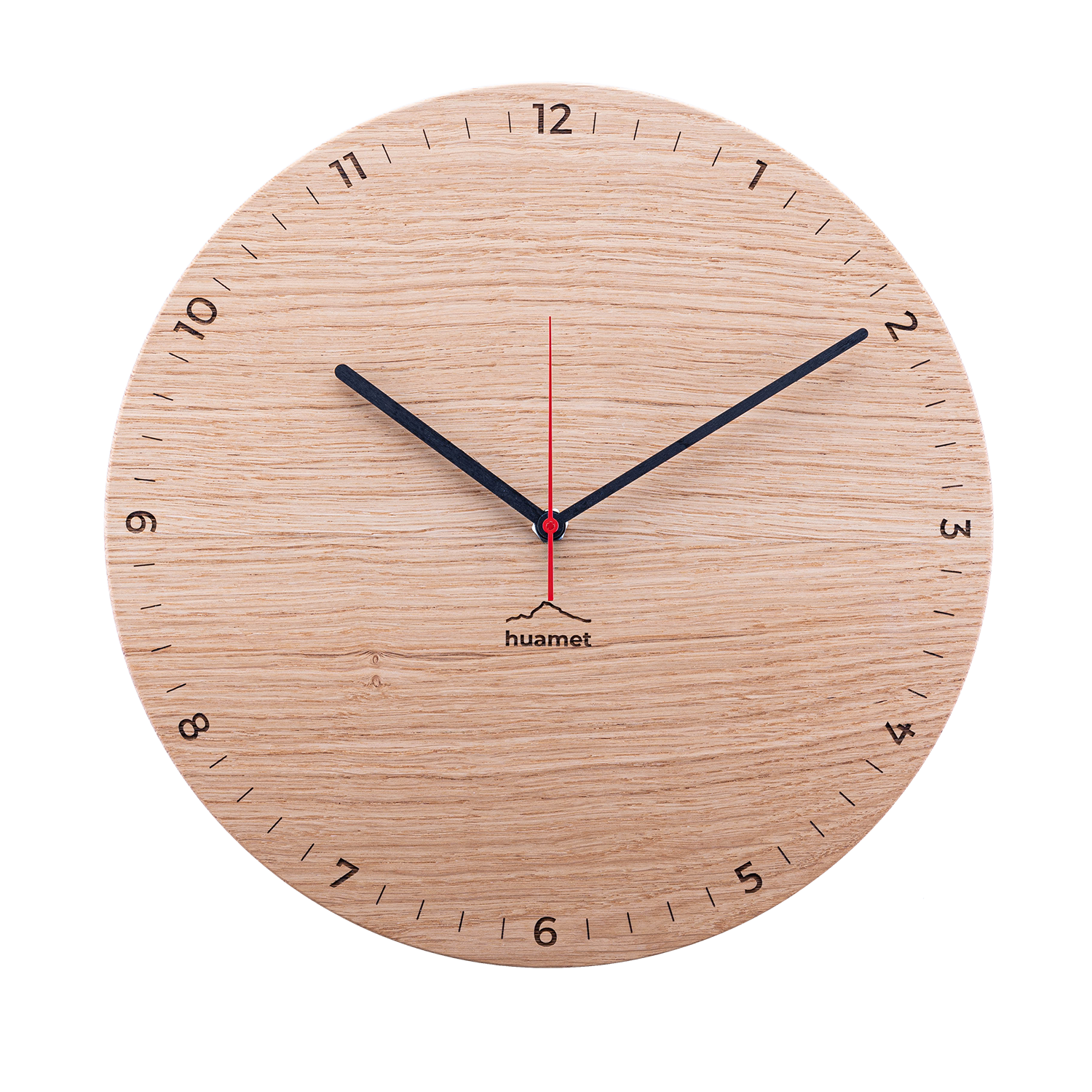 Holz Eiche Wanduhr Holz Ohne Ticken Wanduhr Eiche Rustikal